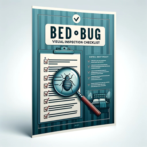 Bed Bug Visual Inspection Checklist